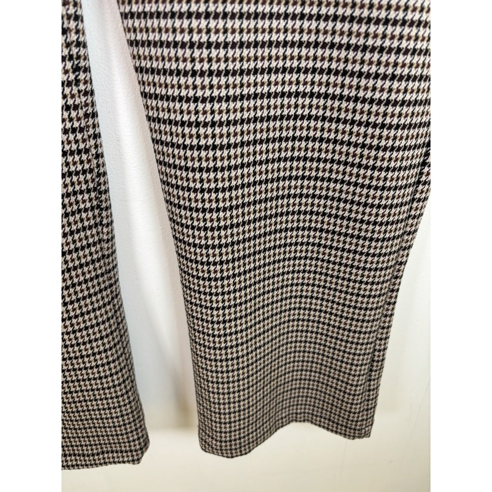Forever 21 Men 36 Tan Black Cream Houndstooth Cargo-Inspired Knit Pants Straight - Picture 8 of 12